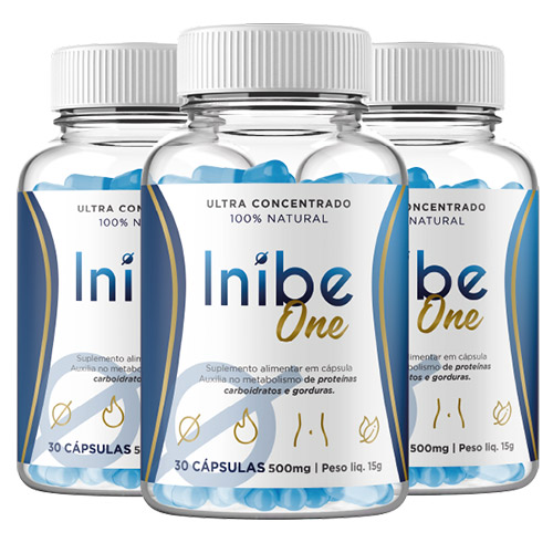 Kit 3 potes de Inibe One - 3 meses de tratamento