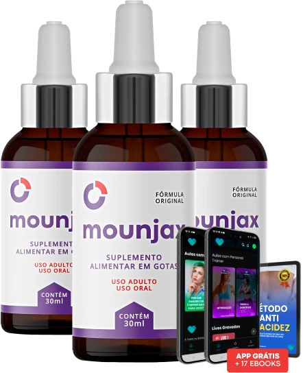 Kit 3 frascos de Mounjax - leve 3 pague 2