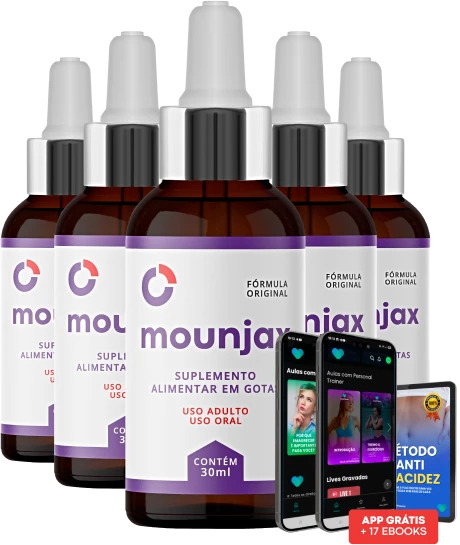 Kit 5 frascos de Mounjax - leve 5 pague 3