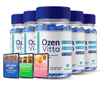 Kit 5 frascos de OzenVitta - leve 5 pague 3